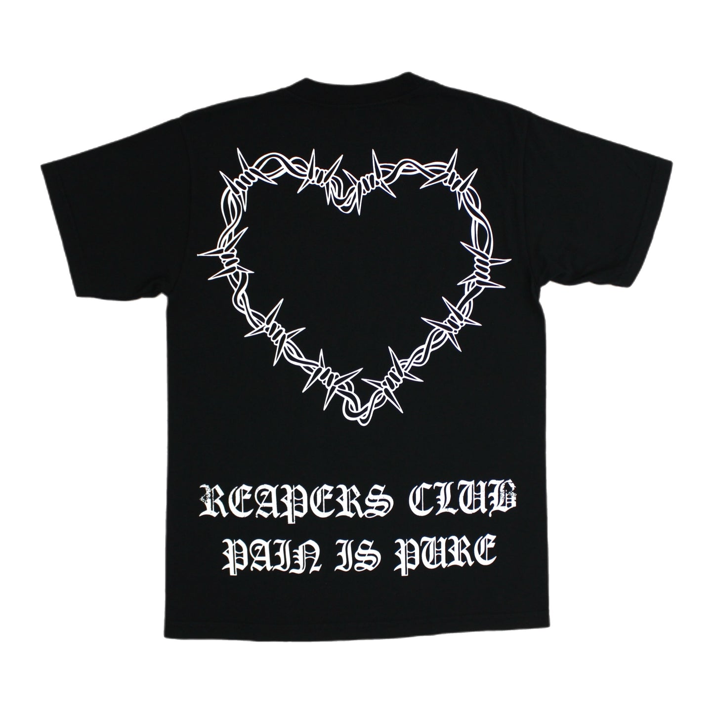 Pain is Pure Reapers Club ‘Pure’ Biker Tee Black/White