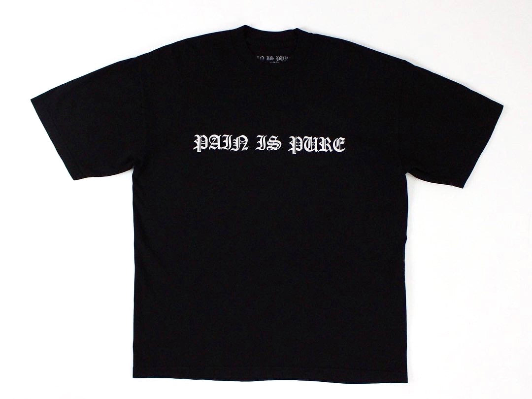 PAIN IS PURE ‘PURE’ ANGEL MESH SHORTS BLACK/WHITE