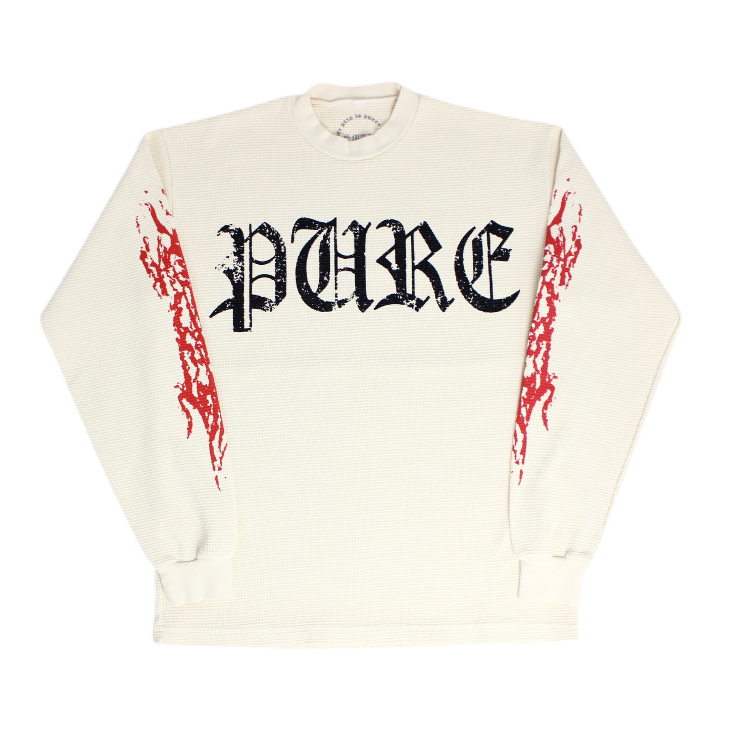 Pain is Pure ‘Pure’ Angel L/S Thermal Cream/Red