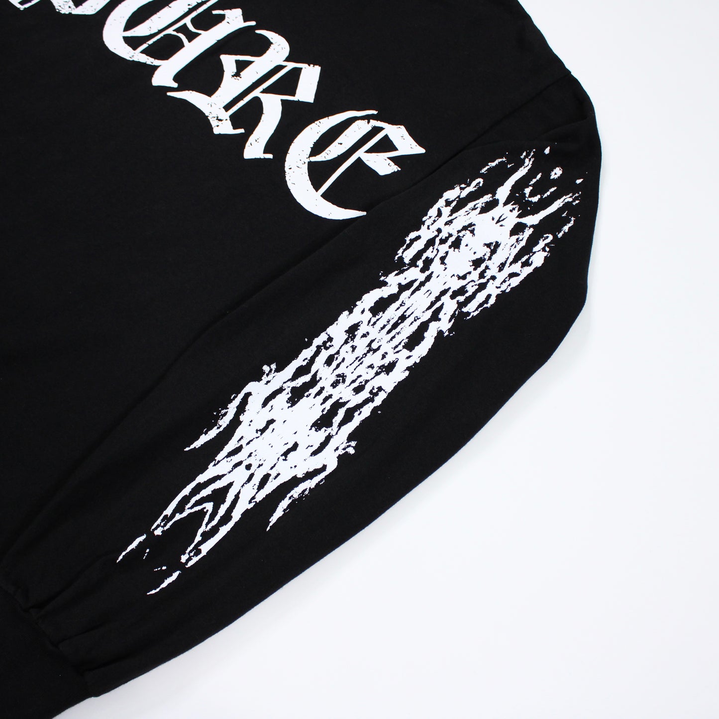 PAIN IS PURE ‘PURE’ PRAYING SKELETON L/S TEE BLACK/WHITE