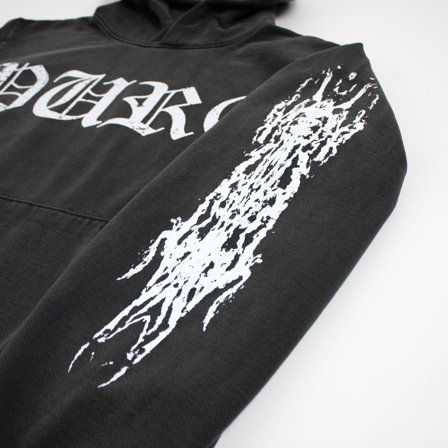 PAIN IS PURE REAPERS CLUB PURE BIKER HOODIE VINTAGE BLACK/WHITE
