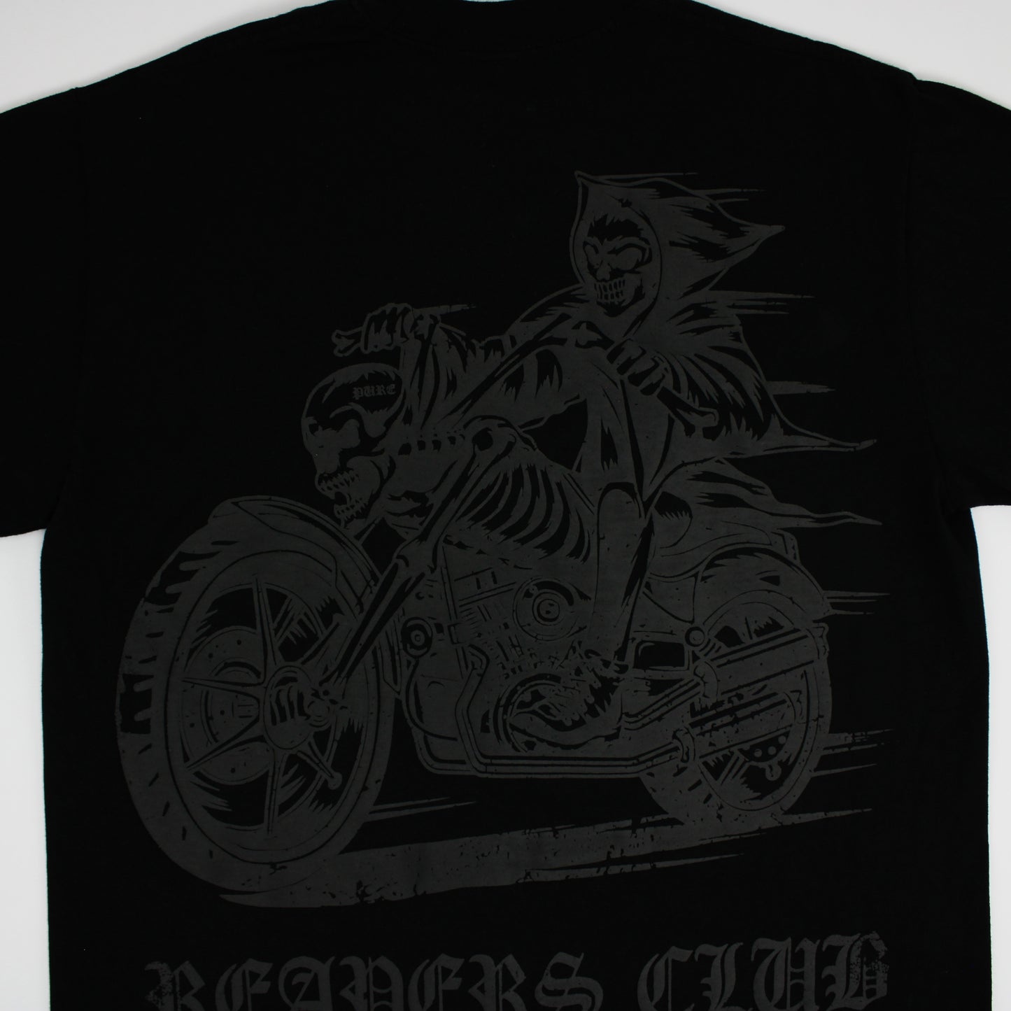 PAIN IS PURE REAPERS CLUB PURE BIKER TEE BLACK/BLACK