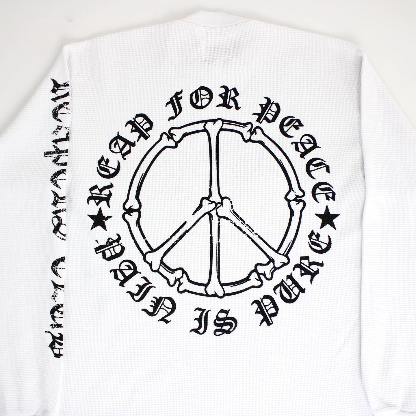 Pain is Pure Reapers Club L/S Thermal White/Black