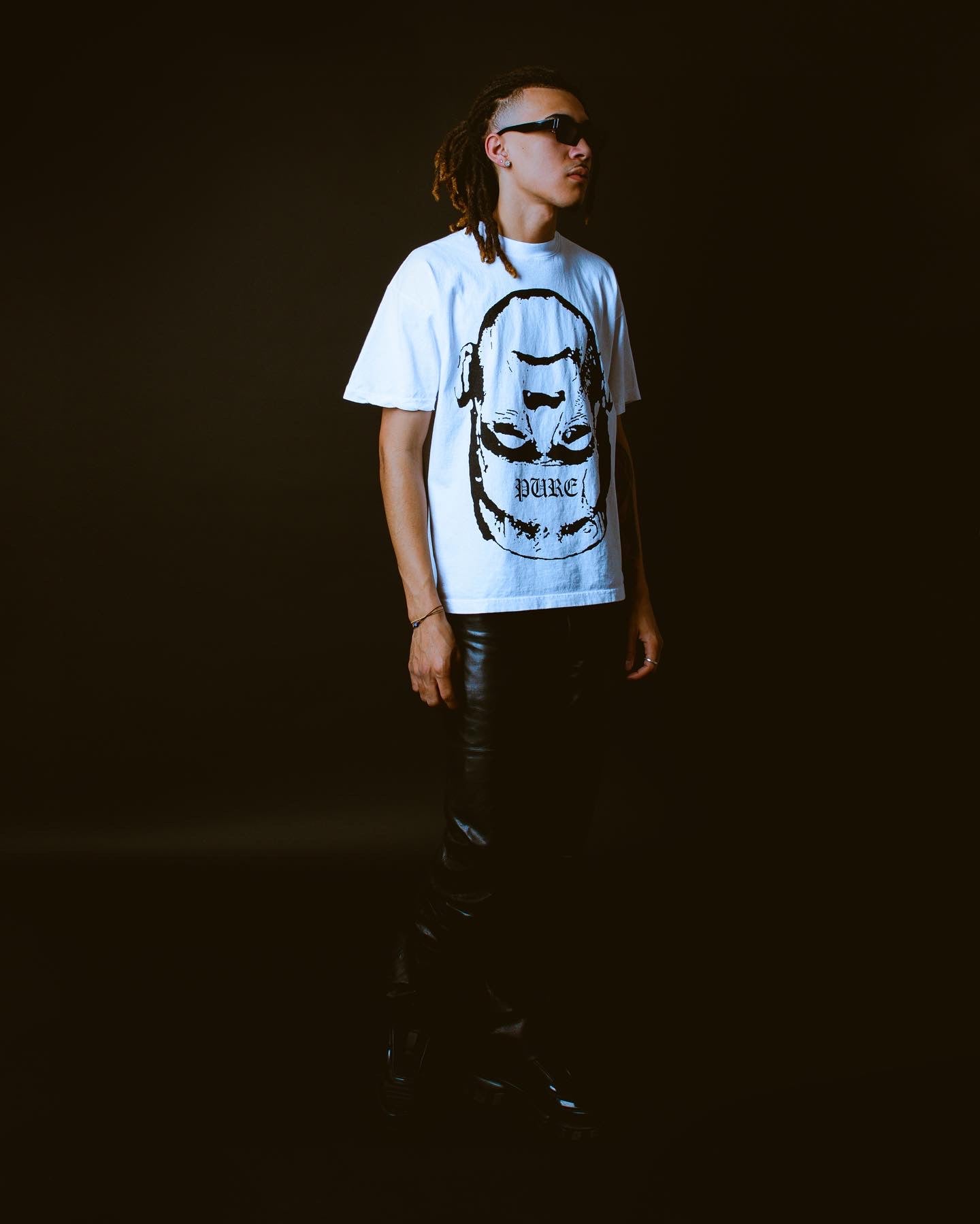 Pain is Pure ‘We Are All Monsters’ Frankenstein Tee White Black