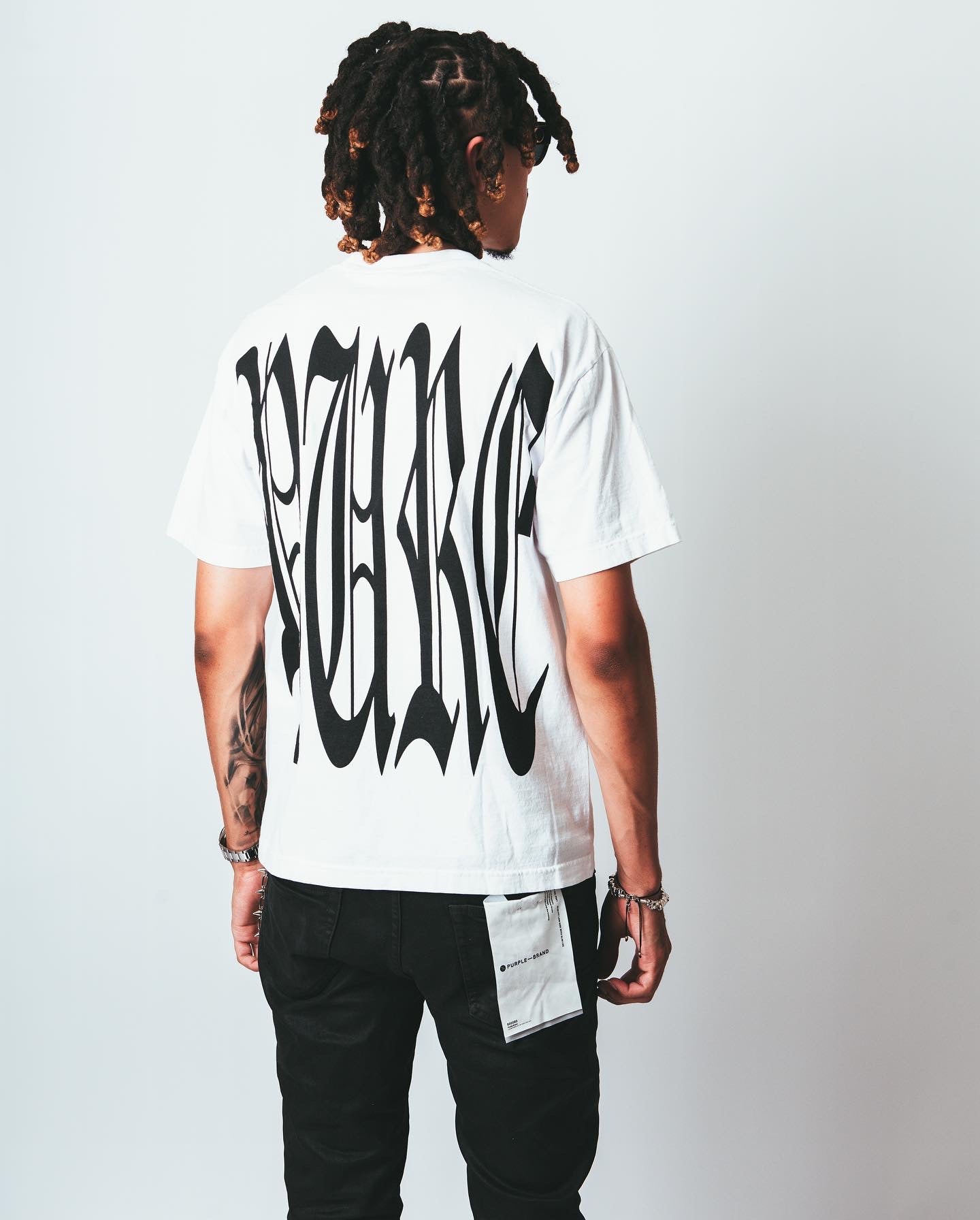 Pain Is Pure Skull ‘Pure’ Logo Tee White