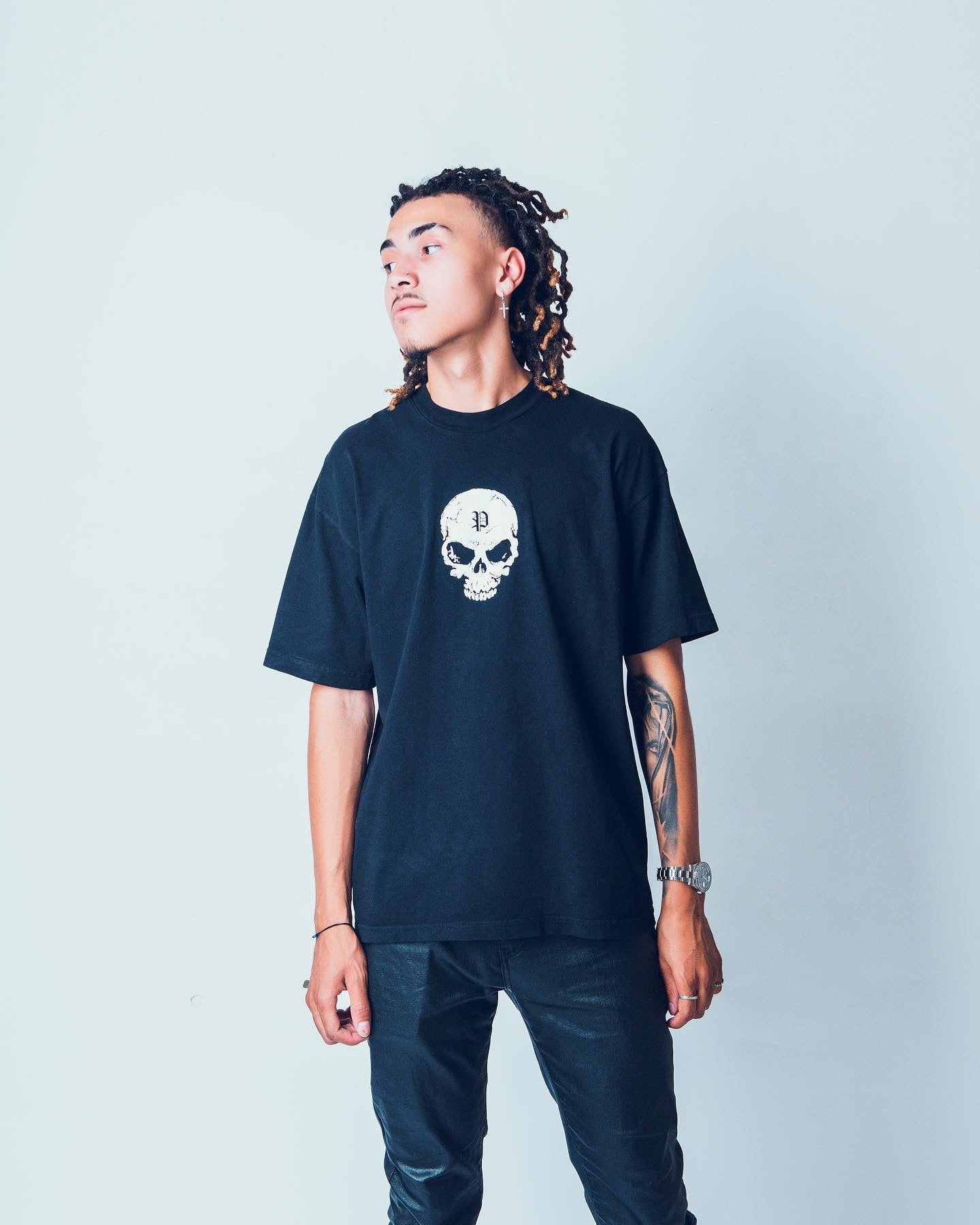 Pain Is Pure Skull ‘Pure’ Logo Tee Black