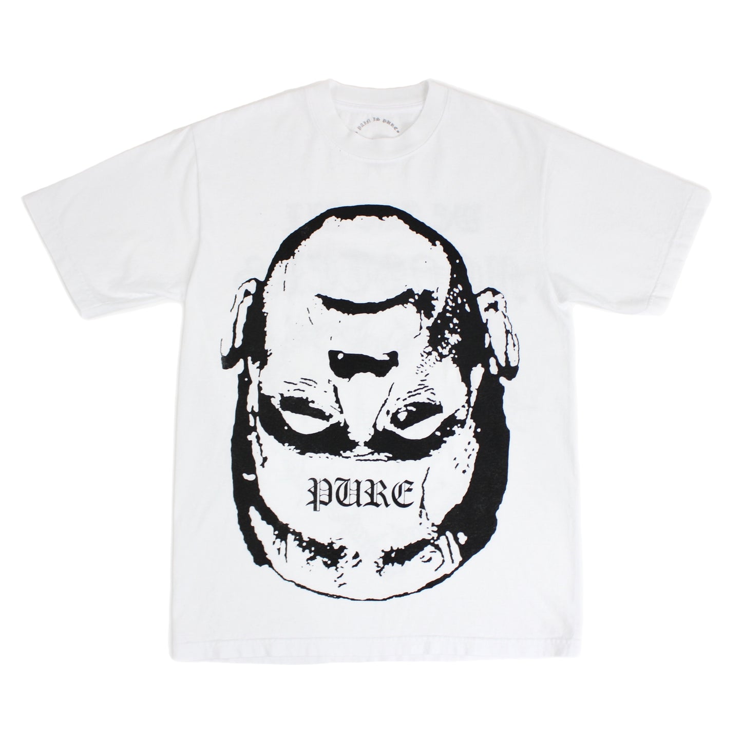 Pain is Pure ‘We Are All Monsters’ Frankenstein Tee White Black