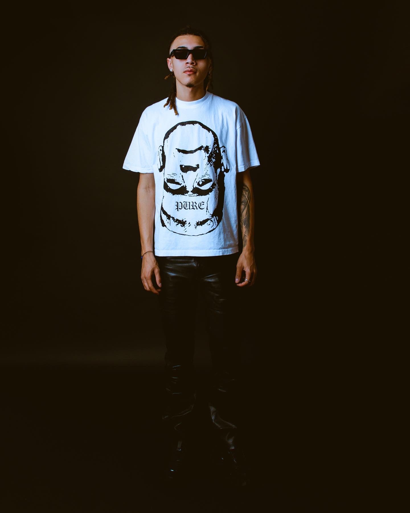 Pain is Pure ‘We Are All Monsters’ Frankenstein Tee White Black