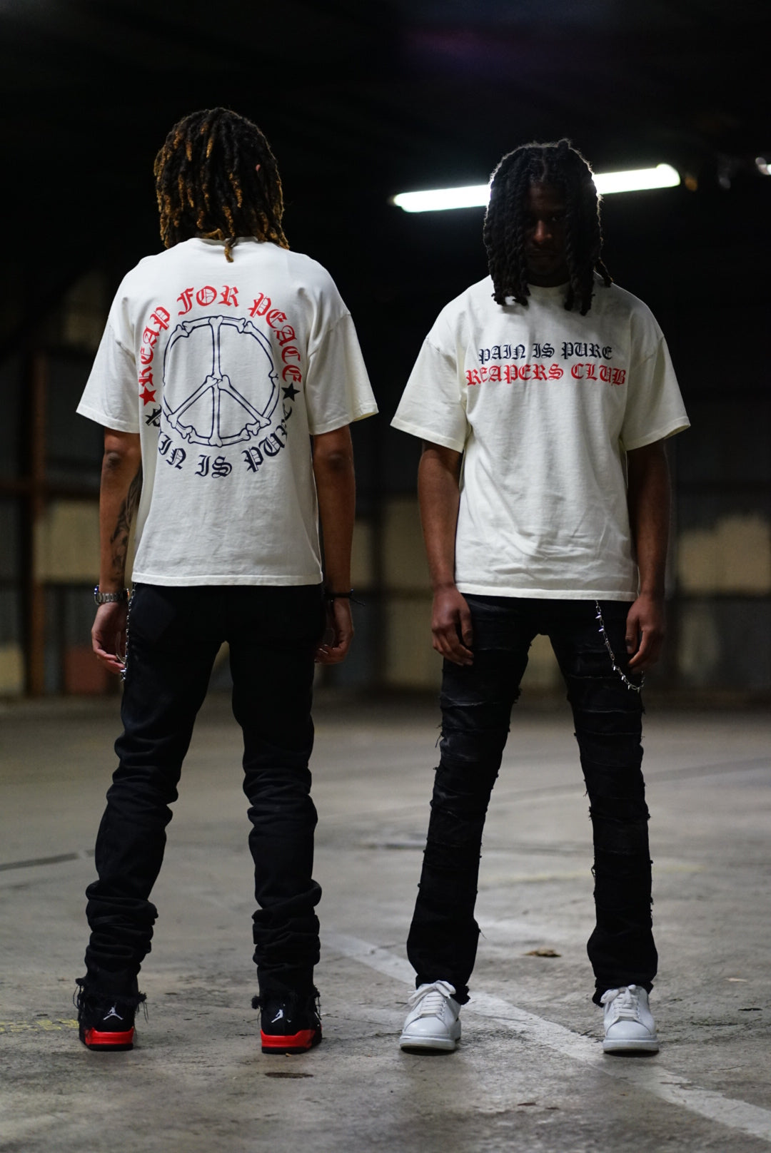 Pain is Pure Reapers Club Peace Tee