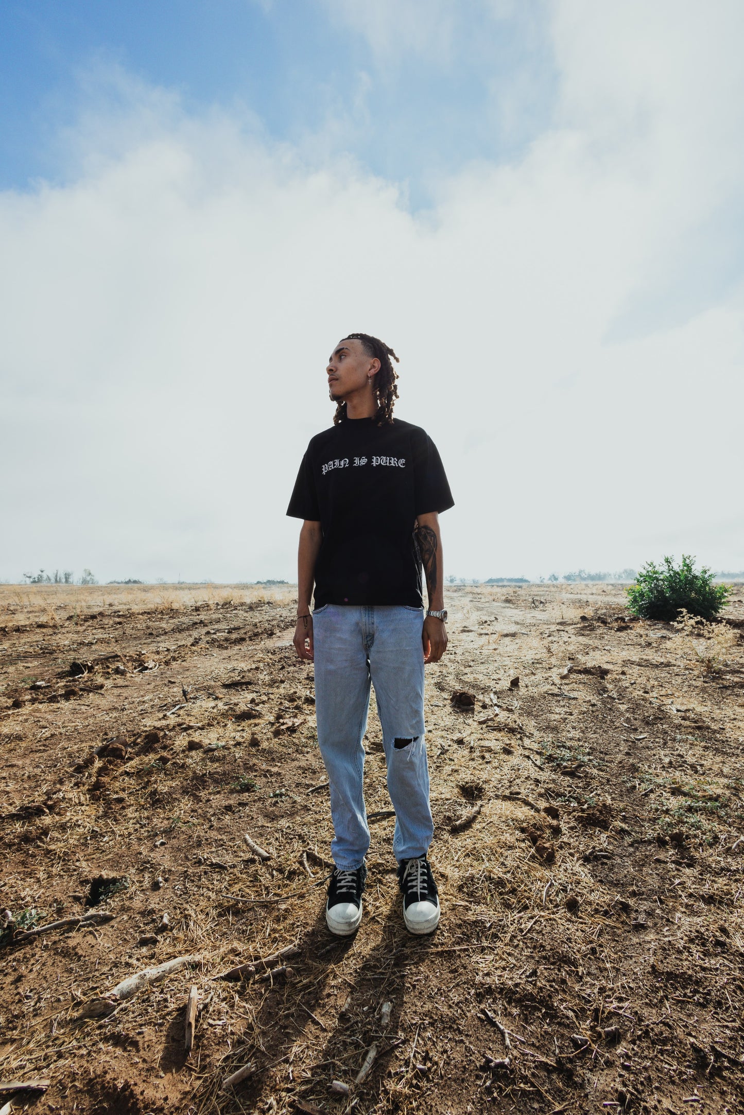 Pain is Pure ‘By Any Means’ Tee Black