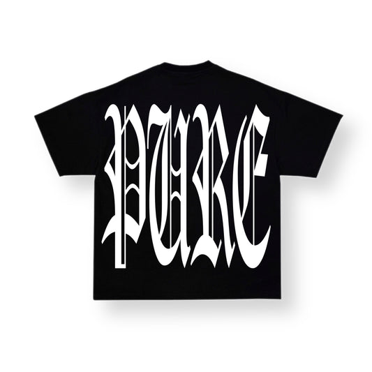 Pain Is Pure Skull ‘Pure’ Logo Tee Black